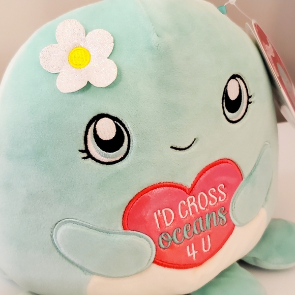 8" Squishmallow Olina the octopus octo Valentine's stuffed animal soft … - Picture 2 of 4